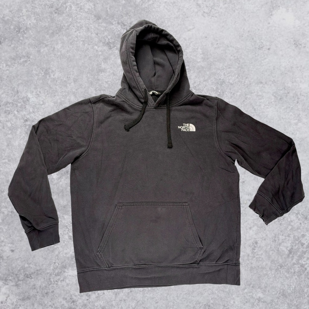 The North Face Mens Black Box Logo Hoodie Never Stop Exploring Large